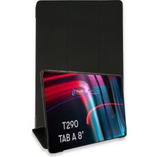 Royaleks Samsung Galaxy T290 Tab A 8 Kılıf Tablet Smart Kılıf - Siyah