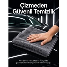 Semel Mikrofiber Araç Temizlik Bezi 50X70 cm Oto Yıkama Sonrası Kurulama ve Parlatma Bezi