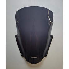 Motocam Suzuki Burgman 400 Ön Cam 2017-2026 Model 58CM Siyah Renkli 4mm Orjinal Boylu