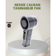 Aesco 100 Kademeli Ayarlanabilir Mini Fan | Dijital Ekranlı Serinletici