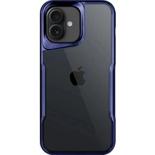 Mabelme Store Mey Ithalat®  iPhone 16 Plus Kılıf Boyi Silikon Kapak - Lacivert