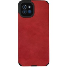 Mabelme Store Mey Ithalat®  Samsung Galaxy A03 Kılıf Loop Deri Silikon - Kırmızı