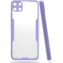 Mabelme Store Mey Ithalat®  Realme C15 Kılıf Platin Silikon - Lila