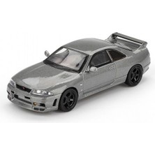 1/64 Model Araç Gt-R Dark Metal Gray
