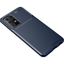 Mabelme Store Mey Ithalat®  Samsung Galaxy A52 Kılıf Auto Focus Karbon Kapak - Lacivert