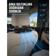 Aesco Koltuk Başlığına Takılan Araç Soğutucu Fan Ayarlanabilir 3 Hız Kademeli
