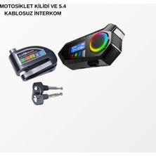 Aesco Bluetooth 5.4 Kablosuz Interkom+ Motor Disk Kilidi