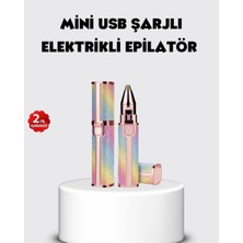Aesco USB Şarjlı Kaş ve Yüz Tüy Alma Cihazı – Taşınabilir ve Acısız Kullanım