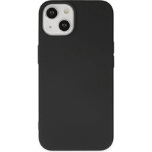 Mabelme Store Mey Ithalat®  iPhone 14 Plus Kılıf Nano Içi Kadife Silikon - Siyah