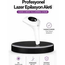 Aesco Ipl Teknolojili Erkek ve Kadın Kullanımına Uygun Lazer Epilasyon Cihaz
