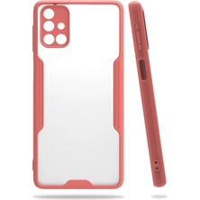 Mabelme Store Mey Ithalat®  Samsung Galaxy M31S Kılıf Platin Silikon - Pembe