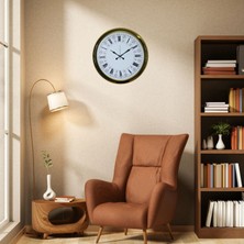 Mabelme Store Golden Aurelia 52 x 52 cm Duvar Saati