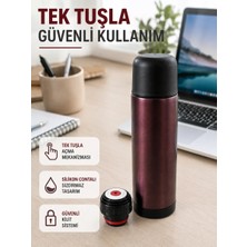Aesco Çift Katmanlı Vakumlu Termos Ofis Araç Kamp Için Paslanmaz Çelik Termos
