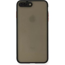 Mabelme Store Mey Ithalat®   iPhone 7 Plus Kılıf Montreal Silikon Kapak - Siyah