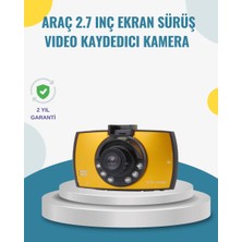 Aesco Araç Içi Hd Dvr Kamera G Sensor ve Hareket Algılama Özellikli