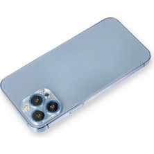 Mabelme Store Mey Ithalat®  iPhone 12 Pro Shine Kamera Lens Koruma Cam - Mavi