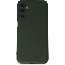 Mabelme Store Mey Ithalat®  Samsung Galaxy M14 5g Kılıf Nano Içi Kadife Silikon - Koyu Yeşil