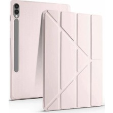 Renas Store Newface Samsung Galaxy X510 Tab S9 Fe 11 Kılıf Kalemlikli Mars Tablet Kılıfı - Rose Gold