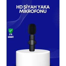 Aesco Lightning Girişli 2’li Kablosuz Yaka Mikrofonu Çift Kişilik Kayıt