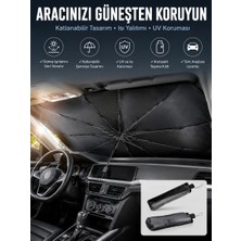 Aesco Tüm Araçlar Için Şemsiye Güneşlik Ön Cama Uygun Özel Kaplama