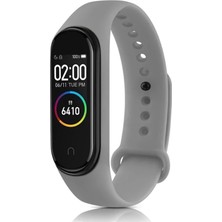 Mabelme Store Mey Ithalat®   Mi Band 7 Klasik Kordon - Açık Gri