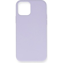 Mabelme Store Mey Ithalat®  iPhone 12 Pro Max Kılıf Nano Içi Kadife Silikon- Lila