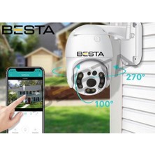 Mabelme Store 2 Mp Dış Mekan Wireless Kablosuz Ptz Güvenlik Kamerası KD-1701
