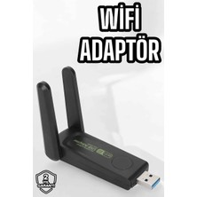 Aesco Dual Band Wifi Alıcı Adaptör USB 3.0 Destekli