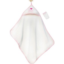 Mabelme Store I Mam & Dad Nakışlı Bebek Havlu Silgi – Pembe