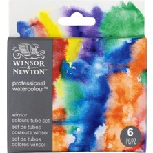 Winsor & Newton : Professional : Winsor Colors : Tüp Sulu Boya Seti : 6 Renk x 5 ml Tüp