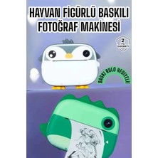 Aesco Çocuklar Için Fotoğraf Makinesi Anlık Baskı Makinesi Hd Görüntü Kalitesi