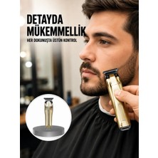 Aesco USB Şarjlı Saç Sakal Kesme Makinesi Hassas Detay Kesim Için Yeni Nesil