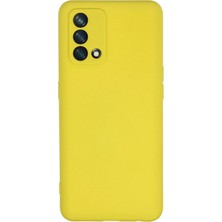 Mabelme Store Mey Ithalat®   A74 4g Kılıf Nano Içi Kadife Silikon - Sarı