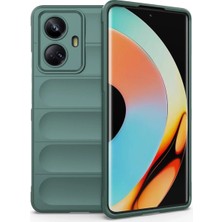 Mabelme Store Mey Ithalat®  Realme 10 Pro 5g Kılıf Optimum Silikon - Koyu Yeşil