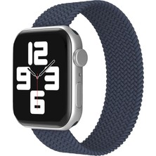 Renas Store Newface Apple Watch 38MM Ayarlı Solo Silikon Kordon - Lacivert