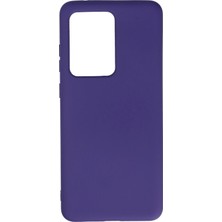 Mabelme Store Mey Ithalat®  Samsung Galaxy S20 Ultra Kılıf Nano Içi Kadife Silikon - Mor