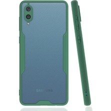 Mabelme Store Mey Ithalat®  Samsung Galaxy A02 Kılıf Platin Silikon - Yeşil