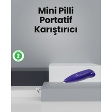 Aesco Mutfak Için Mini El Mikseri – Kahve, Süt, Krema ve Sos Karıştırıcı