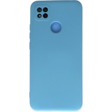 Mabelme Store Mey Ithalat®   Redmi 9c Kılıf Nano Içi Kadife Silikon - Mavi