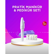 Aesco Elektrikli Manikür ve Pedikür Matkap Seti – Ayarlanabilir Hız, Ergonomik ve Sessiz