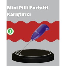 Aesco Frappe ve Cappuccino Maker – Taşınabilir Pilli Köpürtücü Mikser