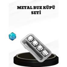Aesco 304 Paslanmaz Çelik Buz Küpü Seti Sulandırmadan Soğutan Yeniden Kullanılabilir