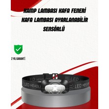 Aesco Ayarlanabilir Kafa Lambası Type-C Şarjlı Kompakt Kamp Lambası