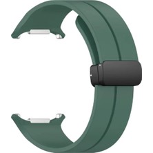 Mabelme Store Mey Ithalat®  Watch 7 Ultra KR418 Tender Silikon Kordon - Koyu Yeşil