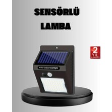 Aesco Solar LED Bahçe Aydınlatma – Hareket Sensörlü, Güneş Paneliyle Şarj Olan, IP65 Dayanıklı