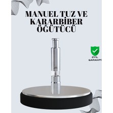 Aesco Tuz ve Kararbiber Öğütücü - Şeffaf Akrilik Hazne