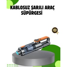 Aesco Şarjlı Kablosuz El Süpürgesi Yüksek Emiş Güçlü ve Çok Başlıklı