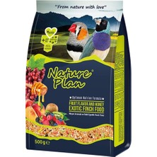 Nature PLAN500GR Meyva Aromalı+ Ballı Exotic Finch Yemi