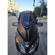 Motocam Qj Fort 350 Evo Ön Cam 2025-2026 Model 51CM Siyah Renkli 4mm