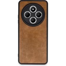 Mey Ithalat®   Redmi 14C Kılıf Aras Deri Kapak - Taba